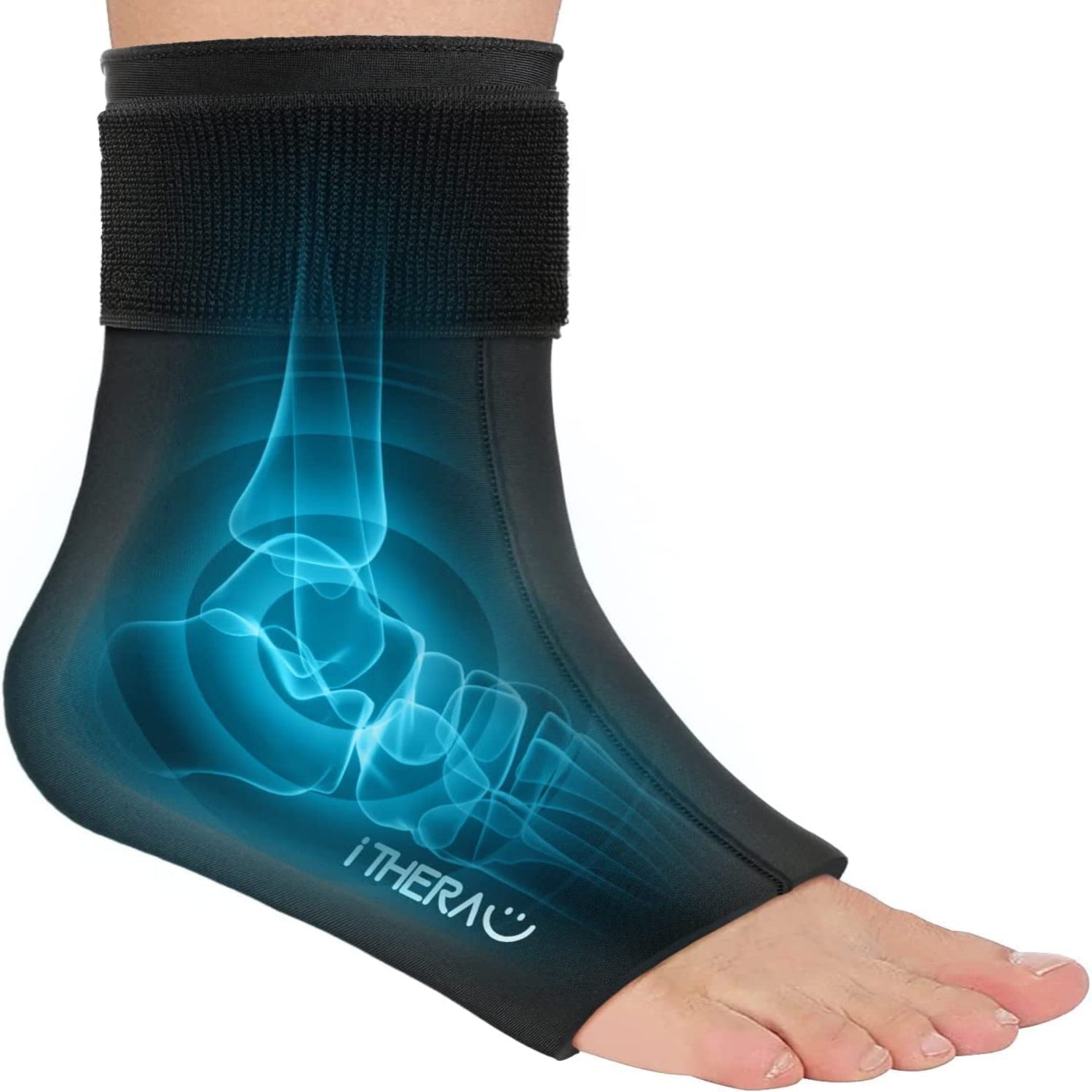 iTHERAU Reusable Ice Pack Wrap for Foot and Ankle