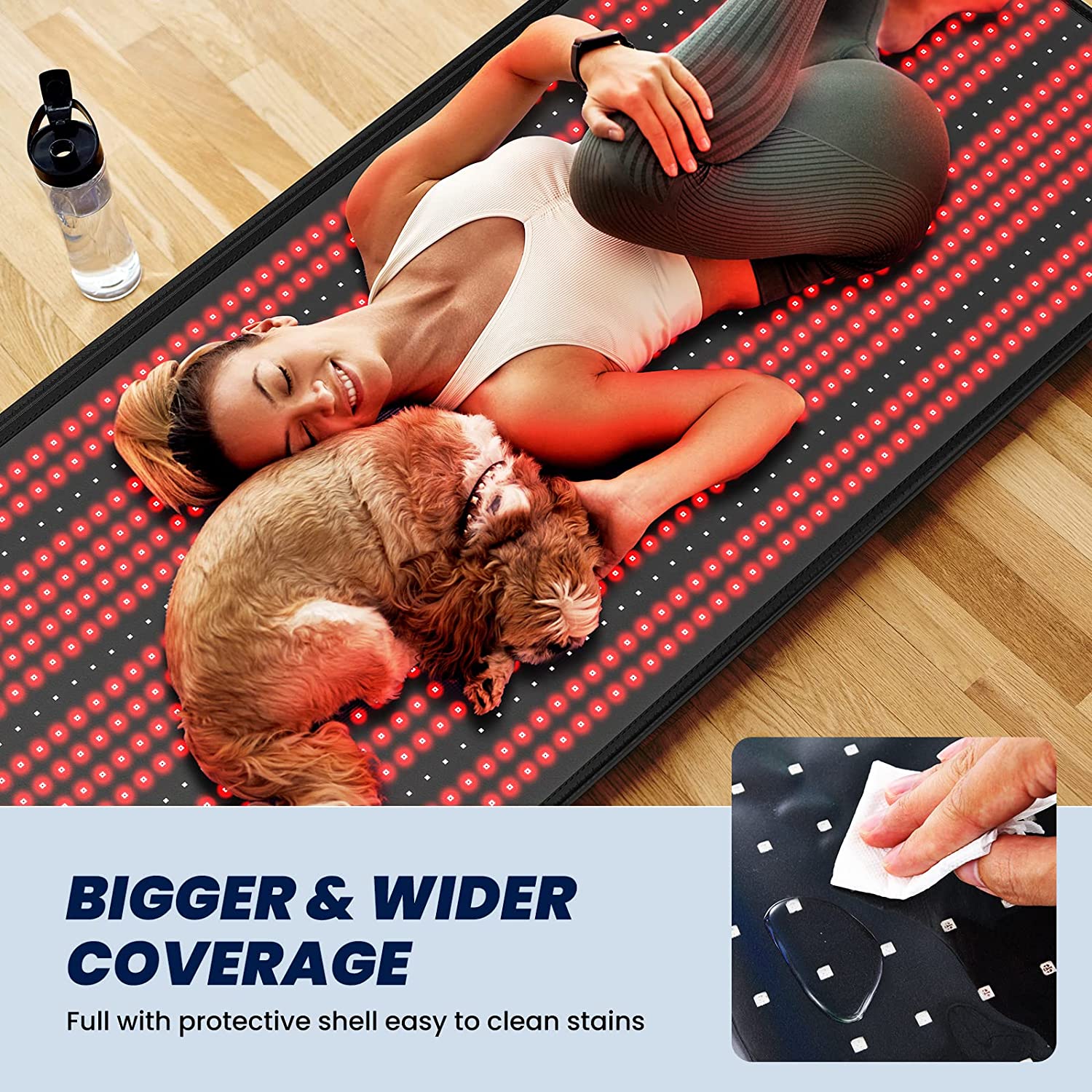 1280 LEDs Red Light Therapy Mat At Home for Full Body