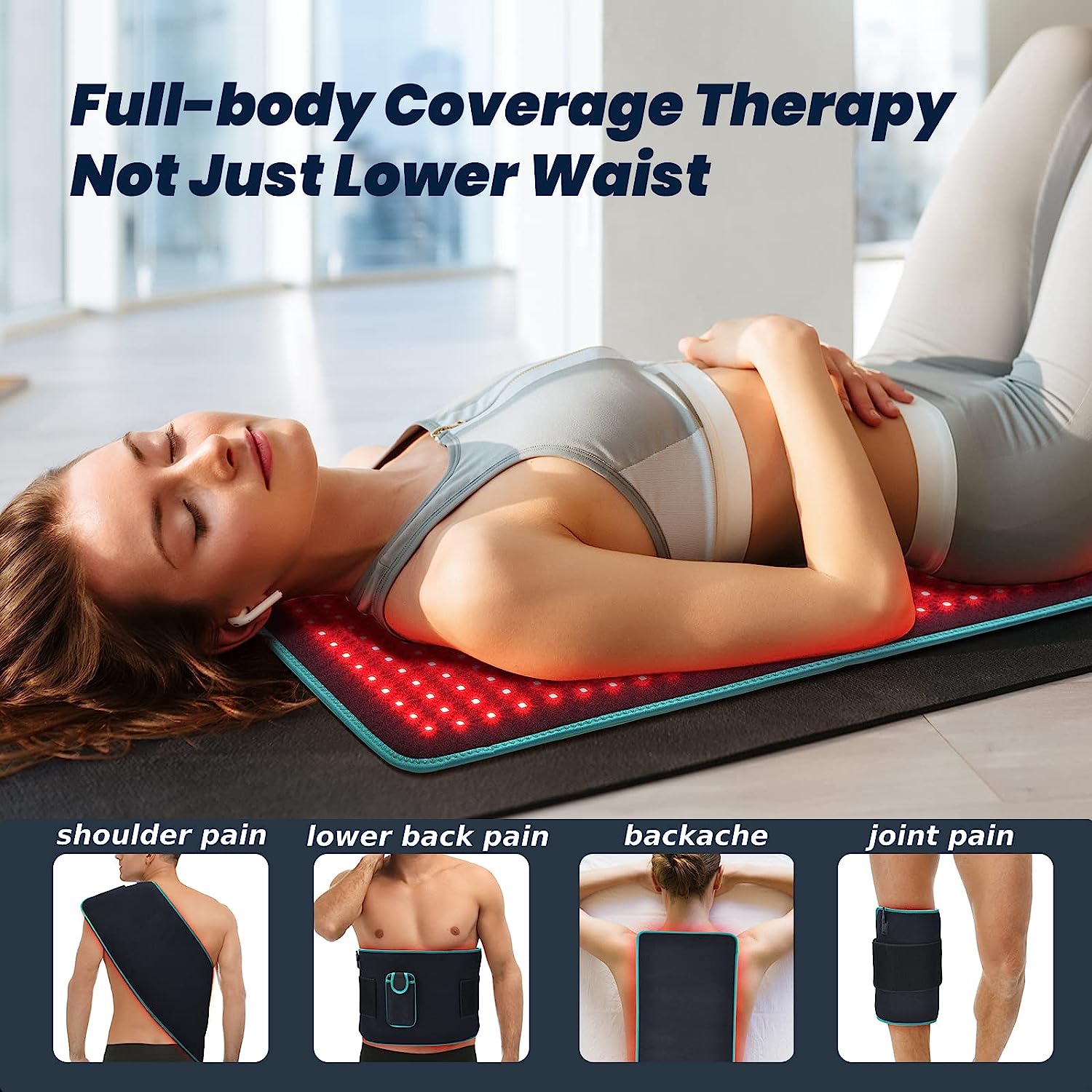 360 LEDs Red Light Therapy Device At Home for Full Body