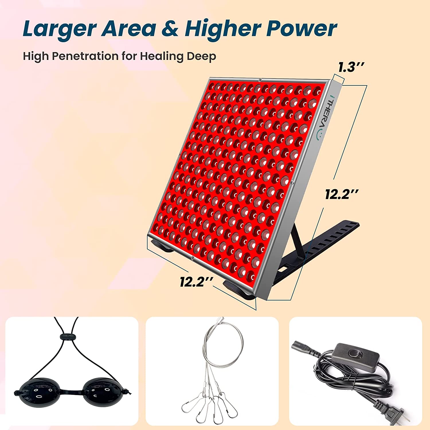225 LEDs Red Light Therapy Panel