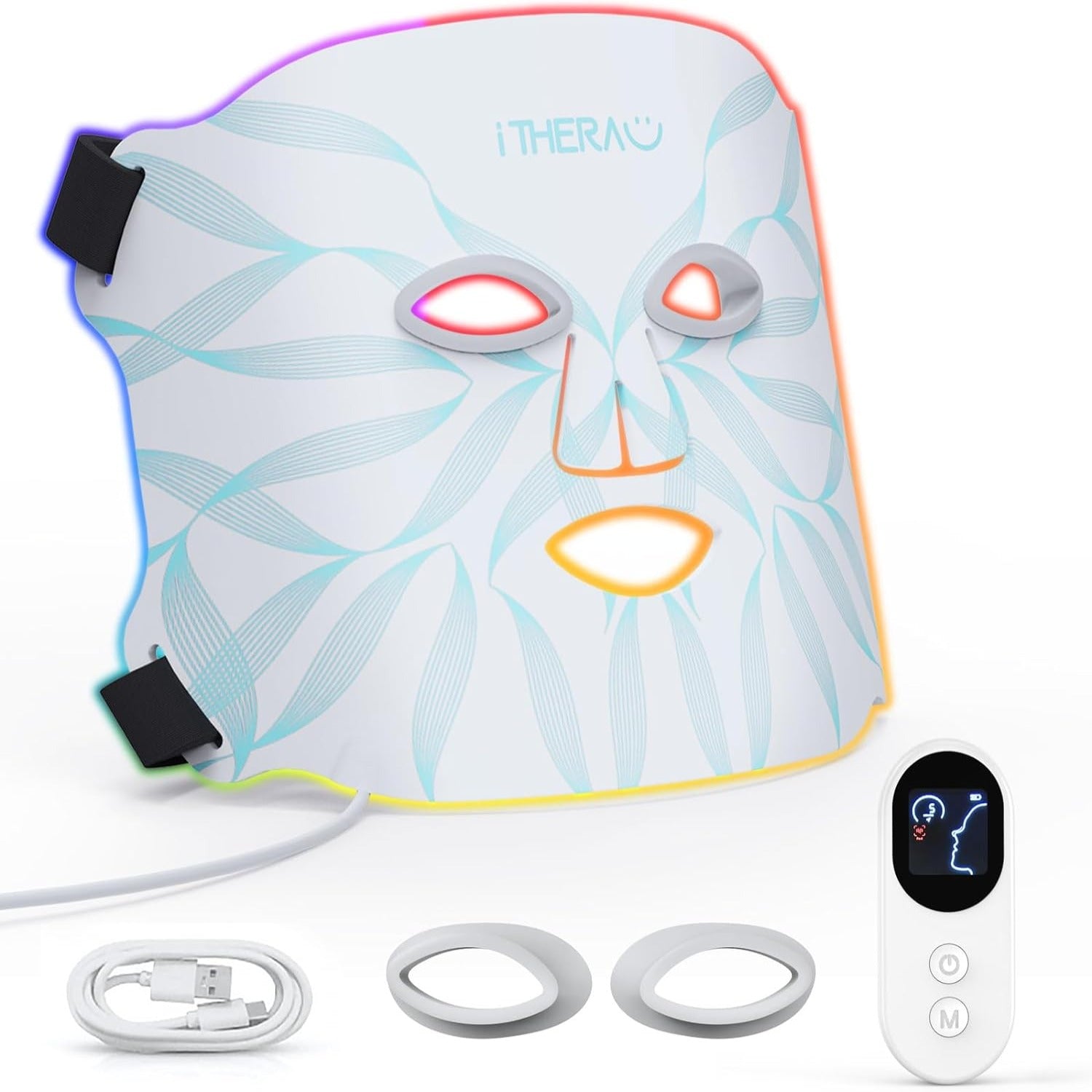 Itherau Skin Led Light Therapy Face Mask Red