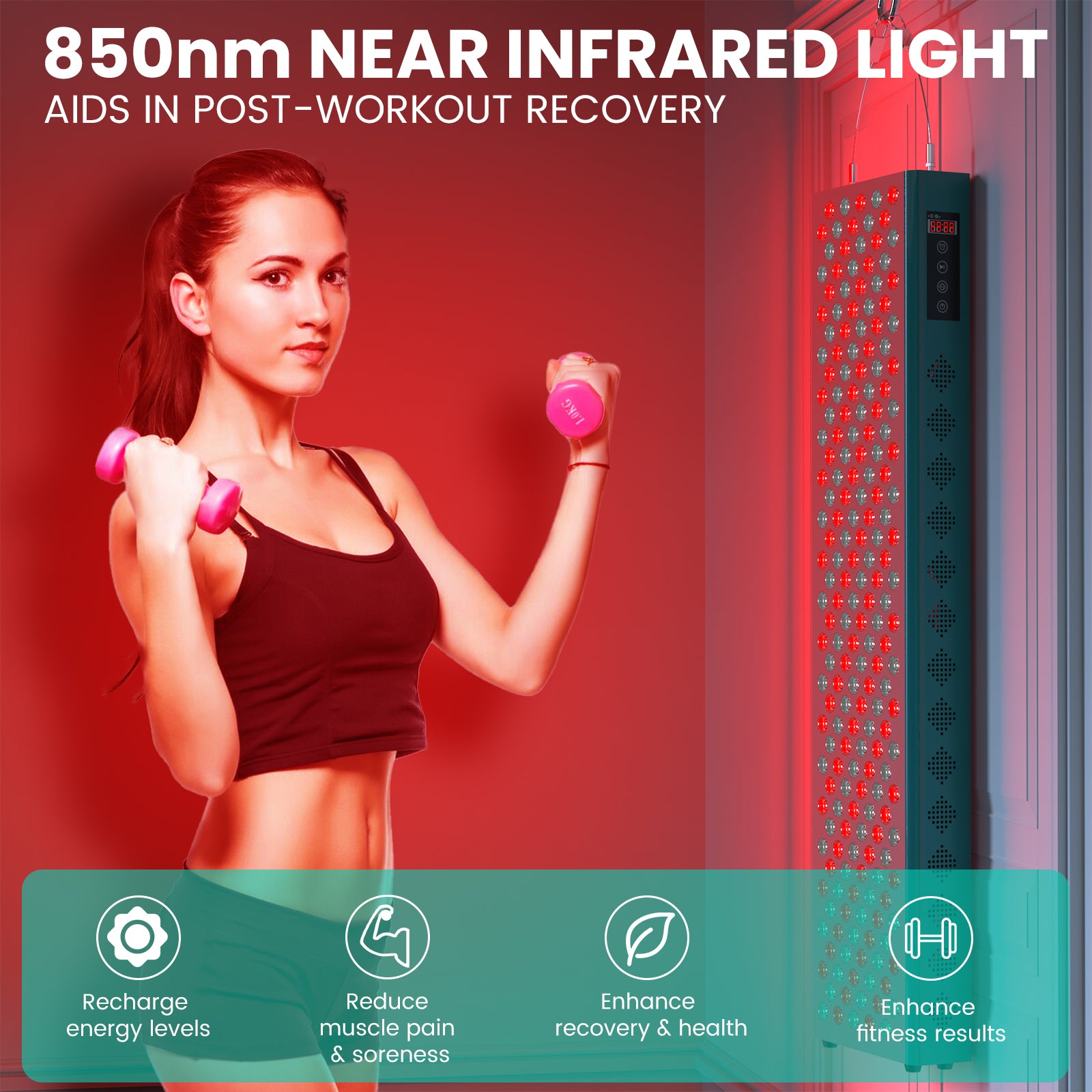 200 LEDs Red Light Therapy Panel