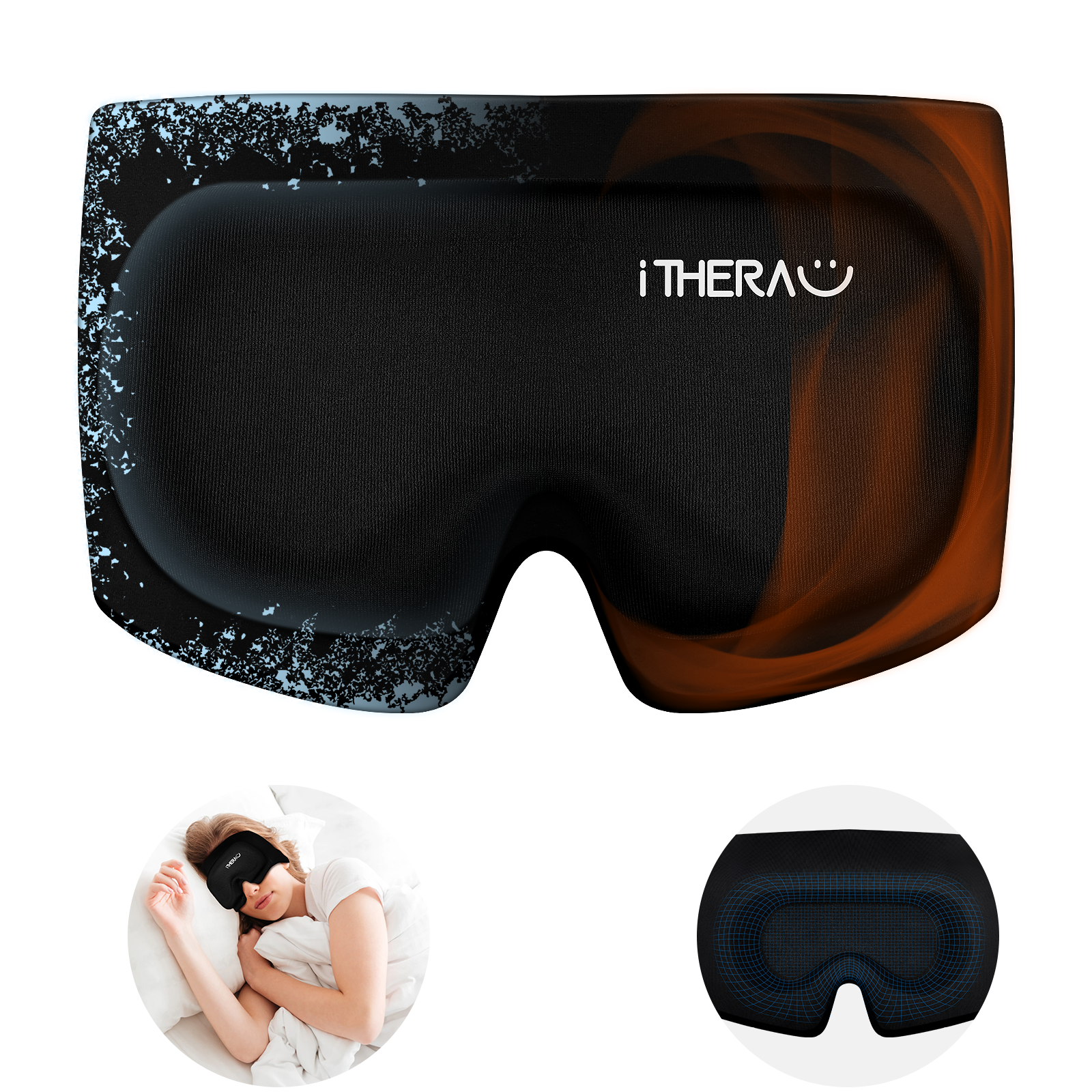 iTHERAU Reusable Cold Gel Eye Mask for Puffy Eyes