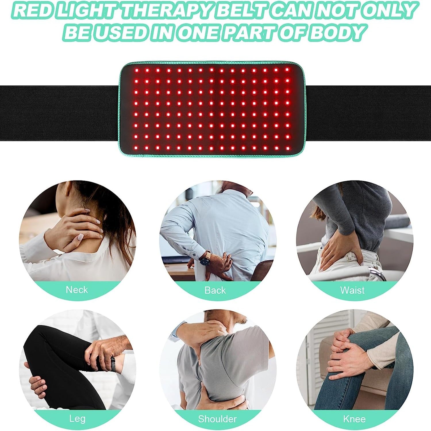 Red Light Therapy Belt with 120 LED